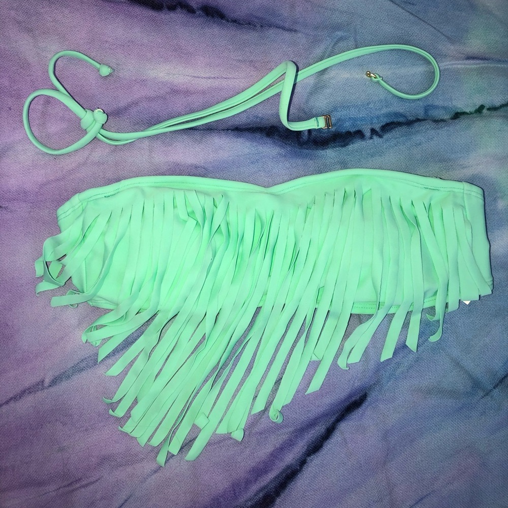 Teal bikini top **FREE MATCHING BOTTOMS INCLUDED**